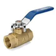 TK201 1/2" Female Brass Two Piece Full Port Thread Ball Valves with Vinyl Handle