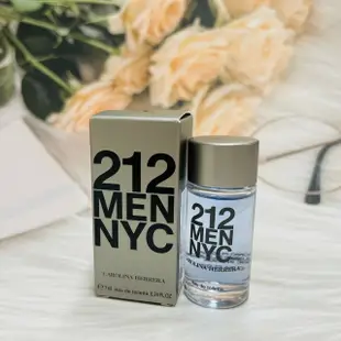 Carolina Herrera 212 MEN 都會男性淡香水 7ml 小香水｜全店$199免運