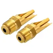 Pig Nipple Waterer Poultry Drinker Feeder 1/2" PT Copper Duck-Mouth Type, 2pcs