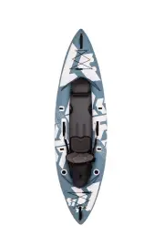 Kokopelli Platte 1-Person Inflatable Kayak - Smoke Blue