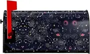 Constellation Star Clusters Galaxies Magnetic Mailbox Covers,Post Box Cover Standard Size 21x18 Inches For Outdoor Garden Home Decor