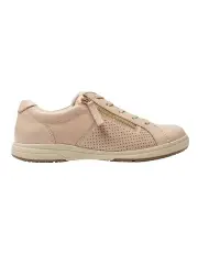 [Wide Steps] Normandy Sneakers in Blush Leather