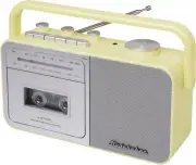 Studebaker SB2130CS Portable Cassette Player/Recorder with AM/FM Radio (Cream) [