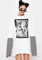 [Little Sunny Bite] Disney Collection Mickey Fake Long Layered Tee