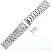 [THEAGE] Titanium Solid Watch Band for Mens Women, Pure Titanium Watch Straps 18mm 20mm 22mm 24mm