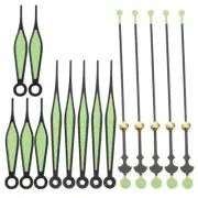10 Sets DIY Wall Clock Hands Luminous Clock Hands Clock Pointer Repair Replac...