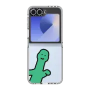 Galaxy Z Flip6 Clear Case Hello There