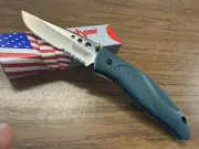 KERSHAW 1540ST BLIZZARD WHIRLWIND SERRATED BLADE MADE IN USA DISCONTINUED RARE,