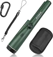 Metal Detector Pinpointer, 360° Scan Detector Metal Detectors, Search Treasure Pinpointing Finder Probe with 9V Battery and LED, Buzzer Vibration Sound, Portable Metal Detectors for Adults and Kids