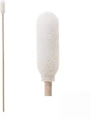100pcs 6" Cleanroom Large Foam Over Cotton Bud Tipped Cleaning Swabs with Wooden Handle CK-FS916