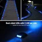 1-10X Solar Driveway Lights Deck Pathway Light Solar Dock LED Light Safety Light