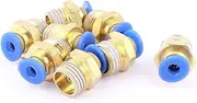 uxcell 4mm Tube to 1/4BSP Thread Push in Quick Connect Coupler Fittings 8 Pcs