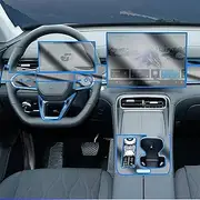 Car GPS Navigation Instrucment Protective TPU Screen Protector Anti-Scratch transparent Film Fitting PPF，For Chery Tiggo 8 PLUS C-DM 2025