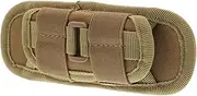 PAMINGONO 360° Rotatable Flashlight Pouch for Duty Belt Torch Wrist Strap Pouch for Outdoor Camping and Rescue