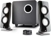 Cyber Acoustics CA-3610 2.1 Multimedia Speaker System with Subwoofer, Perfect