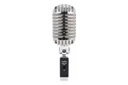 SoundArt 'Vintage' Dynamic Microphone with Deluxe Carry Case (Chrome)