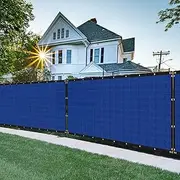 [FLORALEAF] 6'×40' Privacy Screen Fence Windscreen Mesh Shade Net Cover Heavy Duty Fencing 90% Blockage for Outdoor Wall Garden Yard Backyard