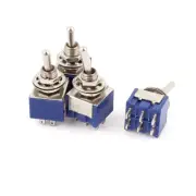 Uxcell A15062200Ux0651 2 Position 6Pins DPDT On-Off Micro Mini Toggle Switch AC