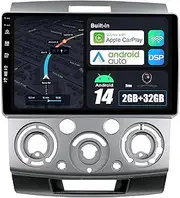 [BXLIYER] Android 14 IPS Car Stereo for Ford Ranger/Everest/Mazda BT50 J97M (2006-2013) - 2G+32G - Wireless CarPlay/Android Auto - Rear Camera Free - 9 Inch 2 Din - DAB Steering Wheel Fast-Boot