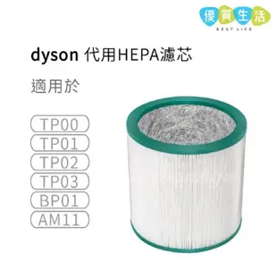 [AA04] Dyson 代用HEPA濾芯 (適用於TP00 TP01 TP02 TP03 BP01 AM11 空氣清新機)