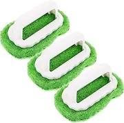 BUGUUYO 3pcs Cleaning Brush Scrubber Cleaner Ink Remover Ink Pad Screen Print Scrub Pad Screen Cleaning Pad Abs Green