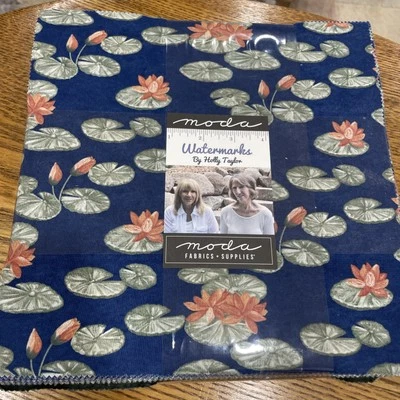 Watermarks Moda Layer Cake 42 100% Cotton 10" Precut Quilt Squares
