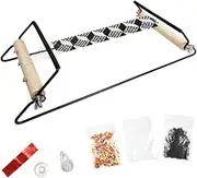 Sclmgo Metal Bead Loom Kit DIY Handmade Bracelet Making Supplies Beading Device