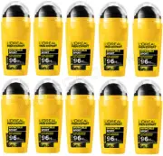 10 L'OREAL MEN EXPERT Invincible Sport XXL Roll On 96h Anti-Perspirant Deodorant