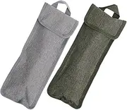 Abaodam 2Pcs Portable Tent Stake Bags Hammer Nail Storage for Camping Durable Easy to Carry for Tent Pegs and Camping Accessories Random Colors