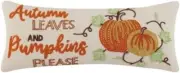 Peking Handicraft Pumpkins Pillow, 20-inch Length, Cotton, Poly, Home,Home D?cor