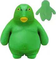 Green Head Fish Toy, Decompress and Squeeze Stress Green Head Fish Toy Figure for Kids and Adults, Stress Relief and Anti-Anxiety Mini Gadget to Relax and Decompress (Small)