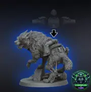 Space Viking Stormwolf Builder 2 Thunderwolf Calvary Proxy w/Imperfections (b)