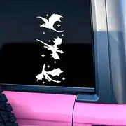 ACOTAR Dragons Car Decal Fourth Wing Bookish Hilarious Gifts Car Mirror Decals Accessories Affirmations Funny Vinyl Waterproof 8 Inches Bumper Decal Gifts for Mom Dad Friend Coworker