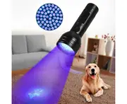 Pet Urine Detector Light Handheld UV Black Light Flashlight Portable Dog Cat Urine Carpet Detec