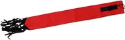 Horse Tail Protection Bag, Non-Woven Fabric with Fringe, Hook and Loop Design (Red)