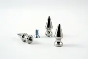 Size 24 1" Silver tree spikes - bag of 4 - StudsAndSpikes