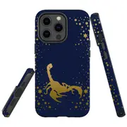 For Apple iPhone 13 Pro Case, Armour Back Cover, Scorpio Drawing
