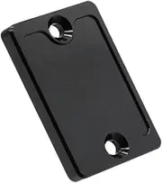 Vsenkes Front Brake Reservoir Cover Cap, Replacement,Spare Parts,Sturdy Motorcycle Accessories Aluminum Alloy for XR650L XR400R, Black