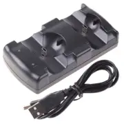 for PS3 Controller Station Charging Station with LED Black
