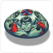 Incredible Hulk kippah • yarmulke | Bar Mitzvah • Jewish wedding | New Judaica