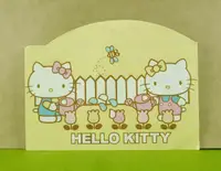 在飛比找Yahoo奇摩購物中心優惠-【震撼精品百貨】Hello Kitty 凱蒂貓~造型卡片-黃