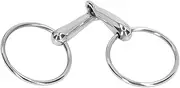 Horse Snaffle Bit Stainless Steel Jointed Mouth Roller 135mmfor Horse Breeding