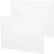 ERINGOGO 2pcs Acrylic File Display Box Document Organizer Folio A4 Size Storage Box Office Decor Modern Design