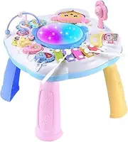 Kids Learning Center,Musical Learning Center | Multiple Learning Modes Musical Number Teaching Table for Home Play