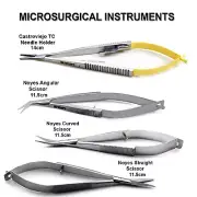 Noyes Scissors Surgical Suture Removing Castroviejo Needle Holder TC Micro Shear