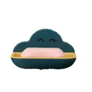 4Pcs 2021 New Home Bathroom Supplies Thickened Drain Cloud Soap Box Free Punch Paste Wall-Mounted Large Double Layer Soap Box