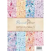 Papercraft House - Ditsy Florals 40 pgs, NEW