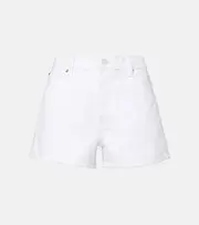 [Frame] Frame The Hang mid-rise denim shorts 27 white