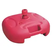 Parasol Umbrella Base Stand Water Filled Umbrella Stand Base for Patio Outside Beach Red