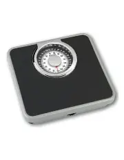 [Propert] Mechanical Bathroom Scales with Analogue Speedometer 150kg in Black